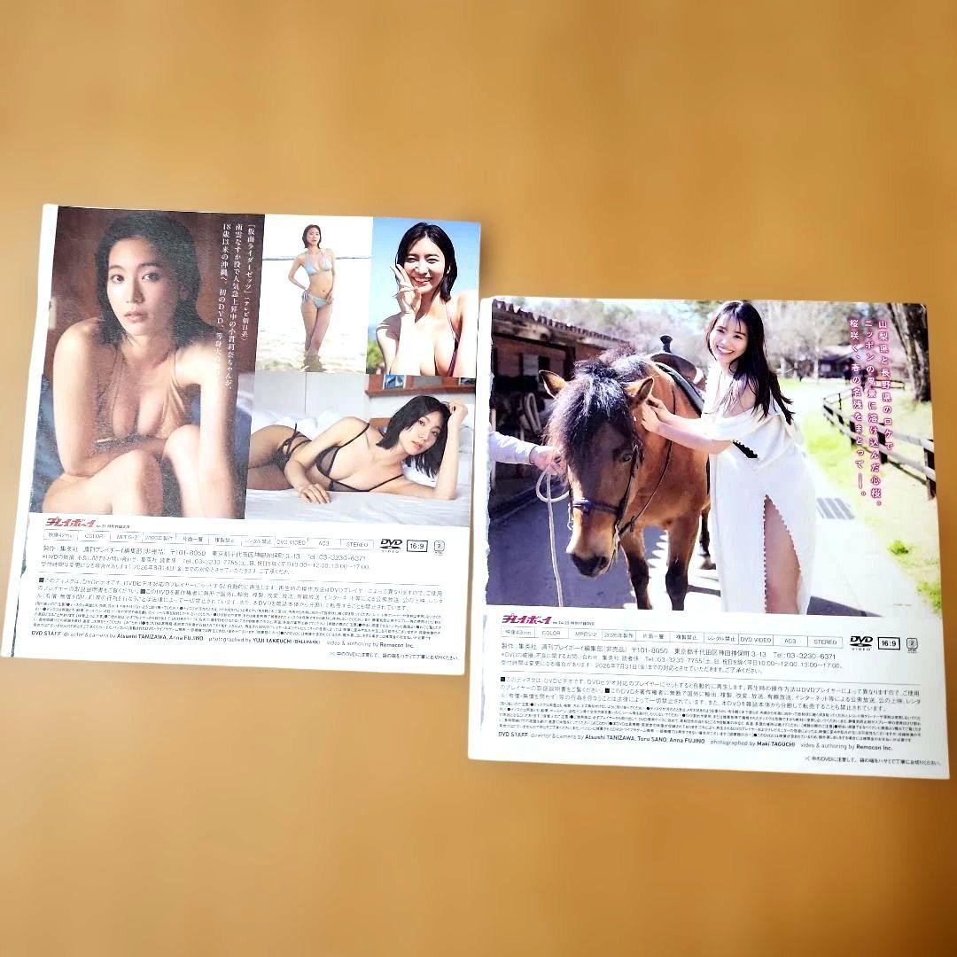 週刊プレイボーイ フライデー 付録DVD 2枚セット 小貫莉奈 豊島心桜 — image 2