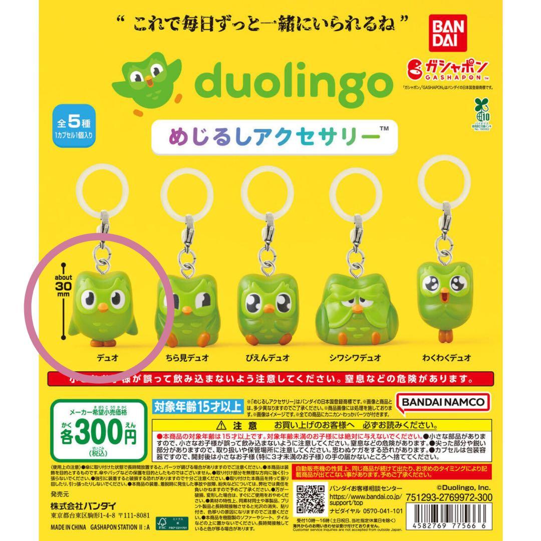 duolingo　めじるしアクセサリー　デュオ — image 3