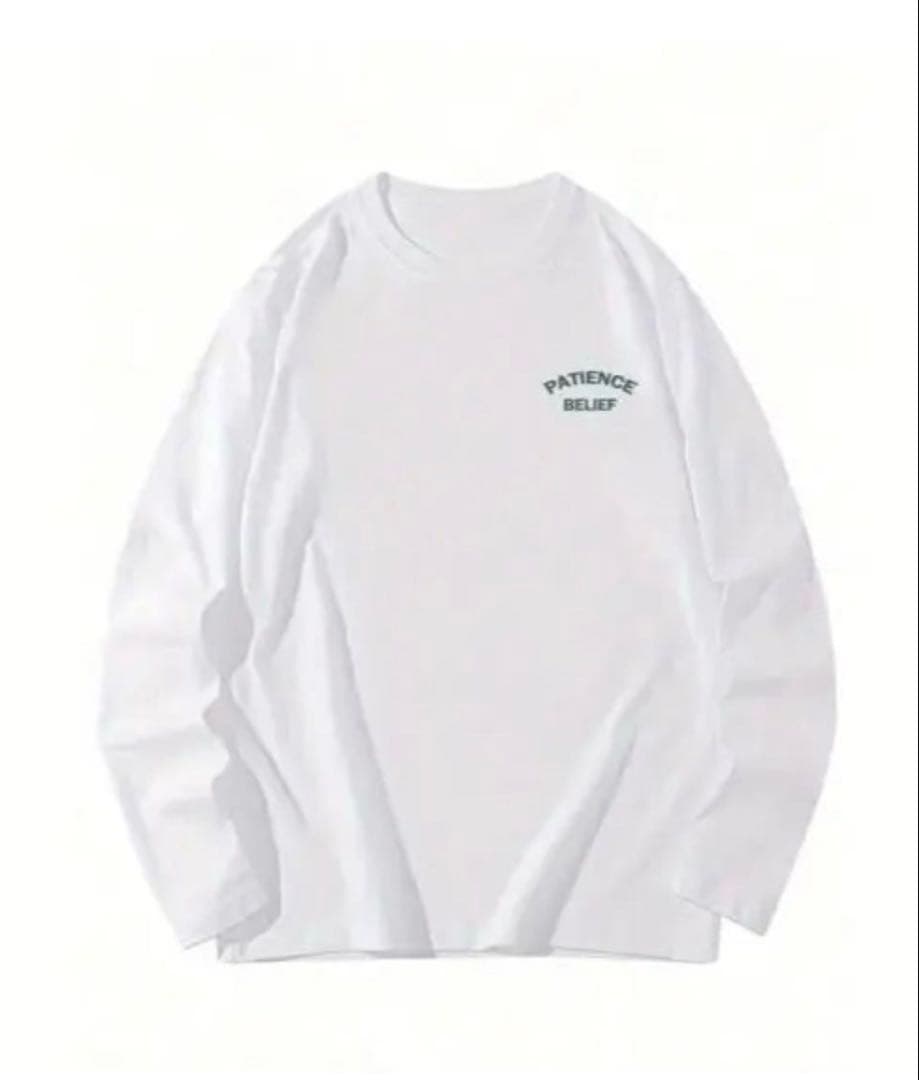 美品 Lサイズ レディース バックプリント 長袖 Tシャツ — image 3