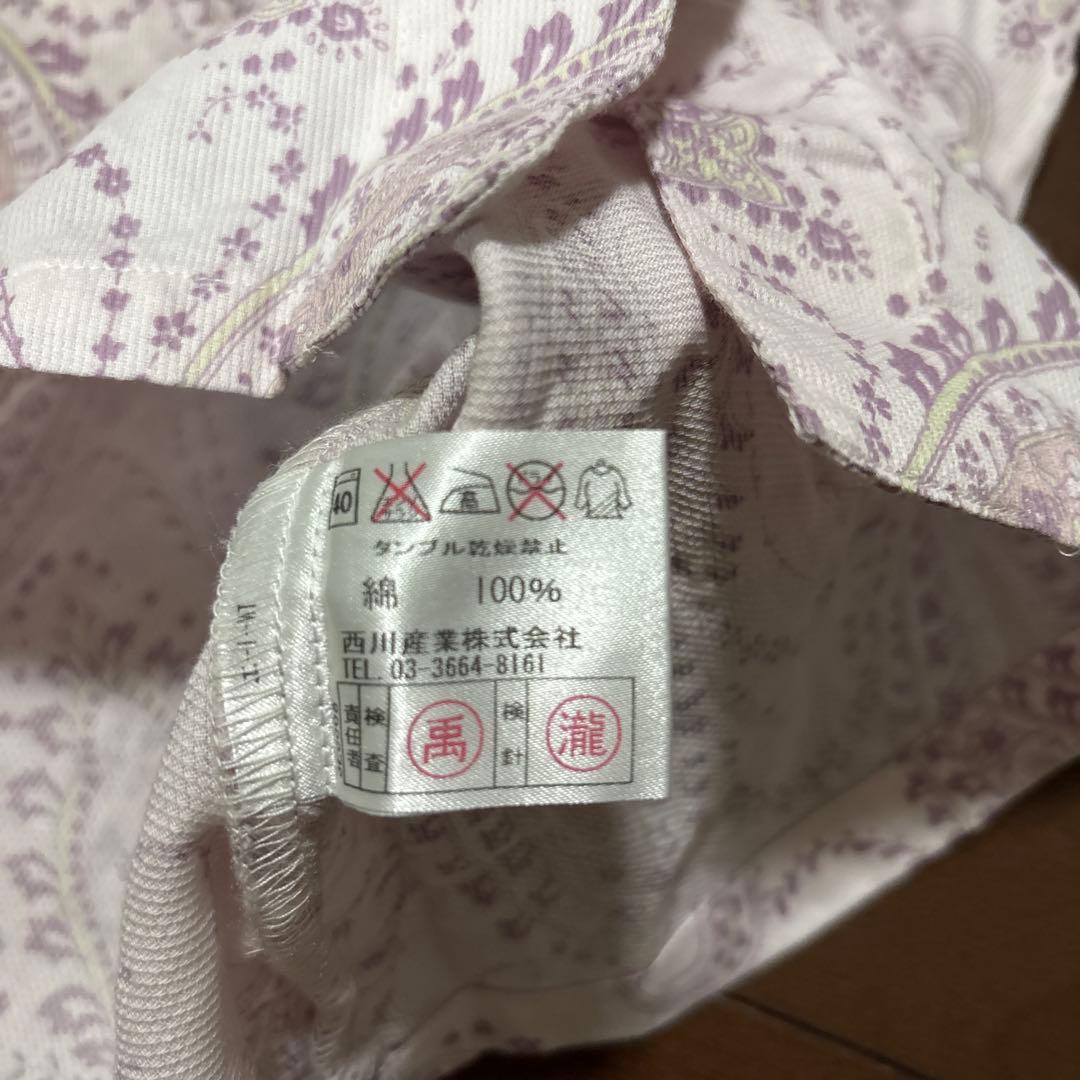 お値下げ❣️新品　西川　ペイズリー柄 パジャマ — image 4