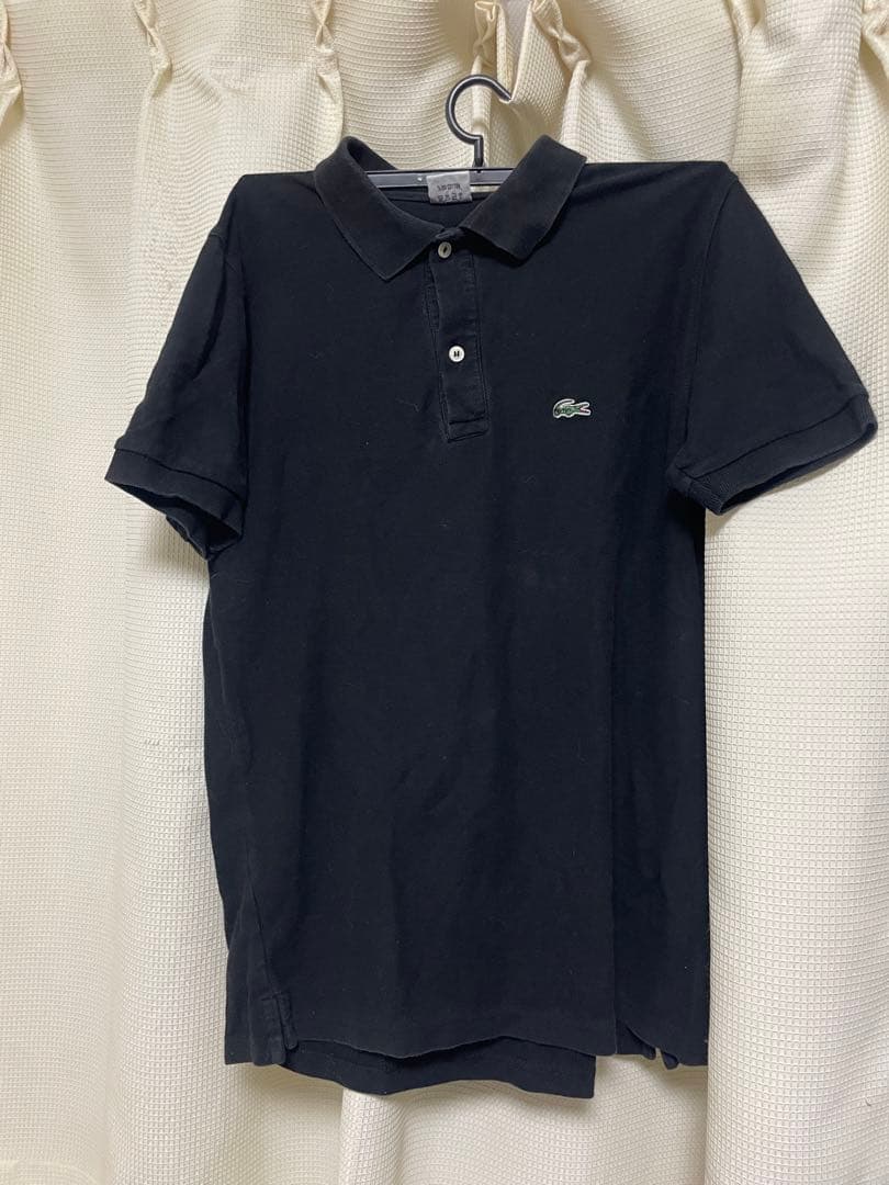 LACOSTE ポロシャツ 黒 Lサイズ — image 2