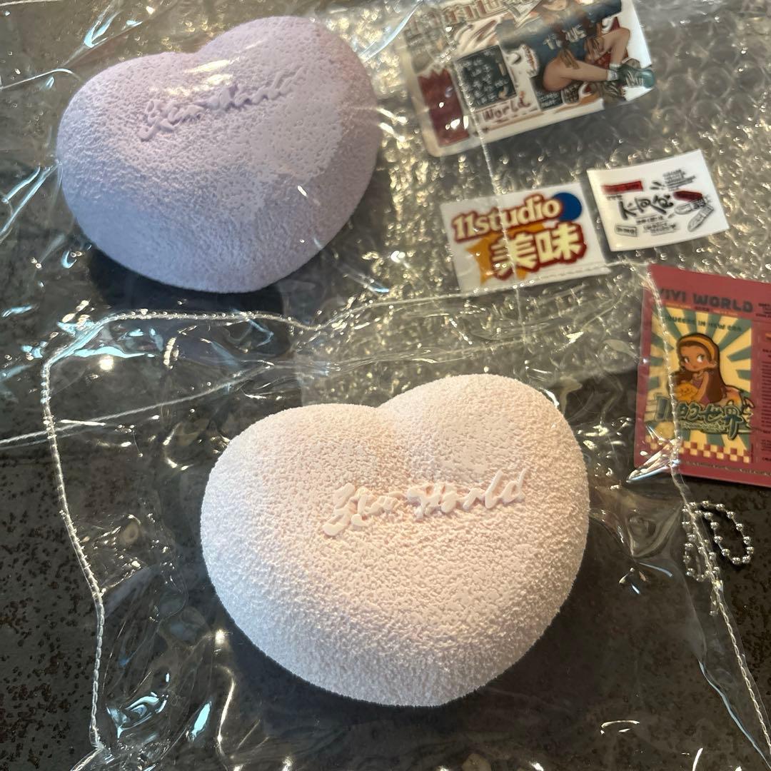 新品未使用 11的世界 希少カラー マカロンピンク スクイーズ ハート — image 4