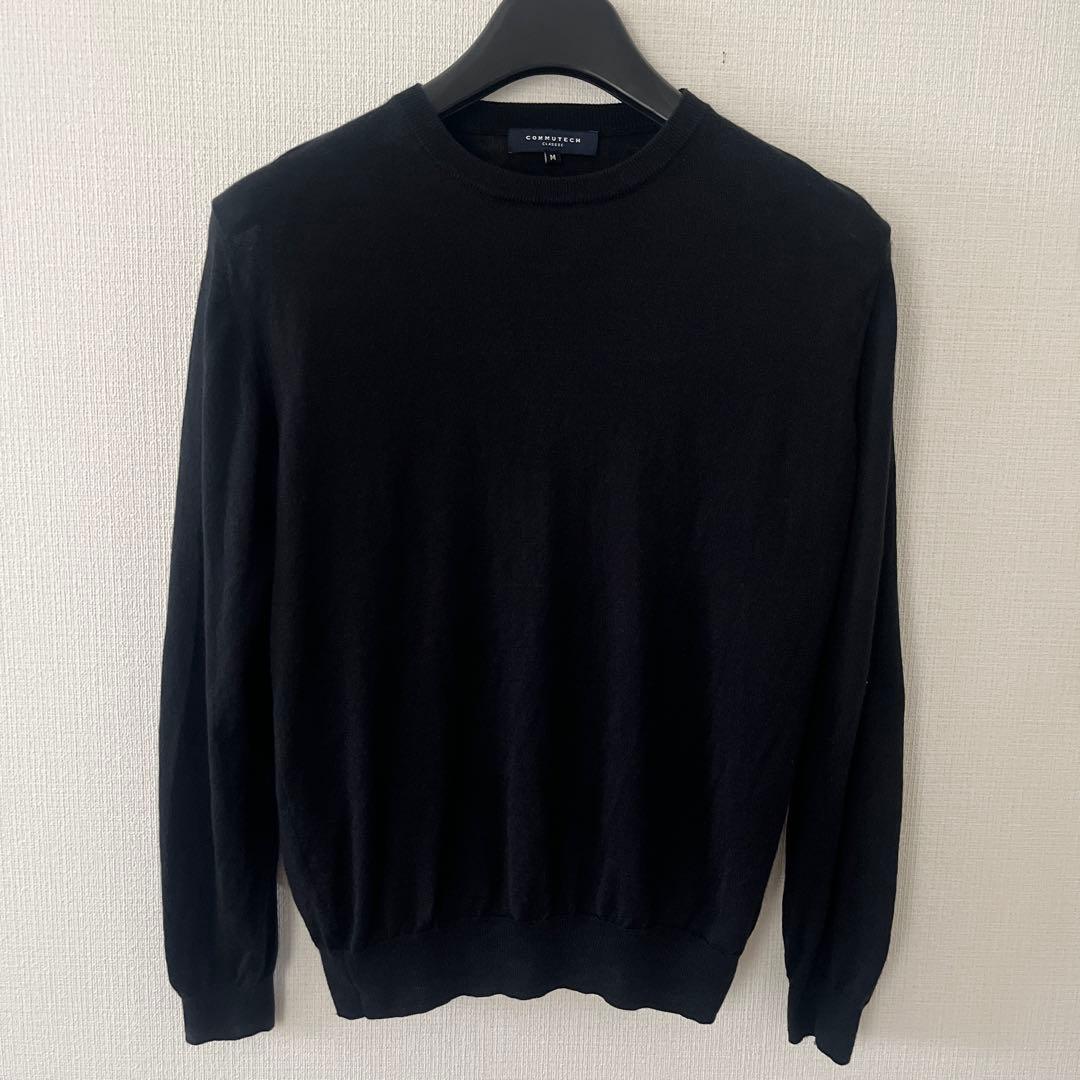 COMMUTECH CLASSIC ニット ブラック M ザスーツカンパニー — image 3