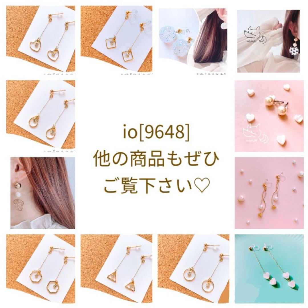 ゴールドフラワーとパールの揺れるイヤリングorピアス — image 4