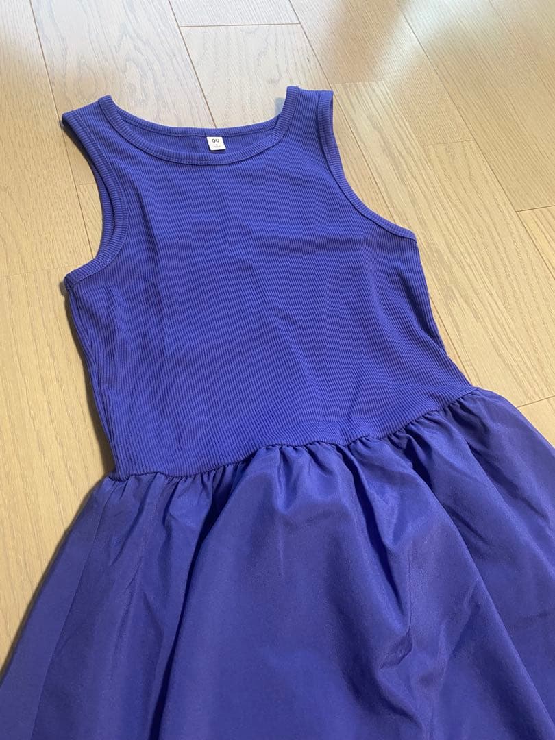 【着用回数1回　美品】GU バブルヘムワンピースSサイズ — image 5