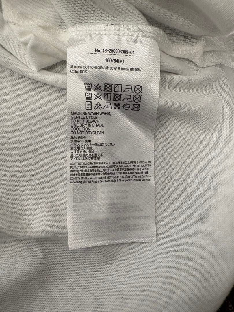 comcoca 半袖 Tシャツ ホワイト Mサイズ — image 5