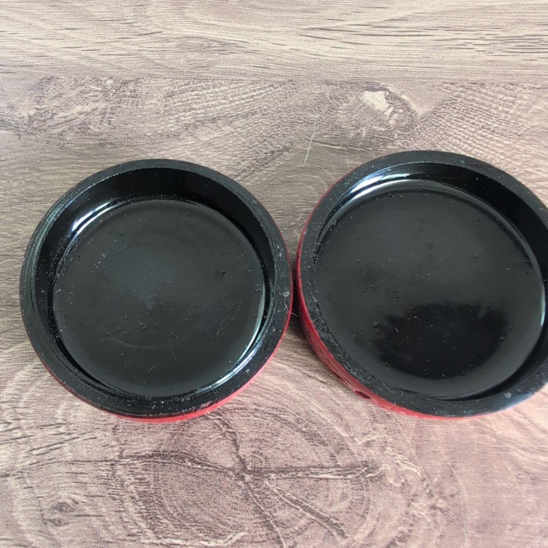 中国伝統工芸品　堆朱　香合　牡丹 — image 3