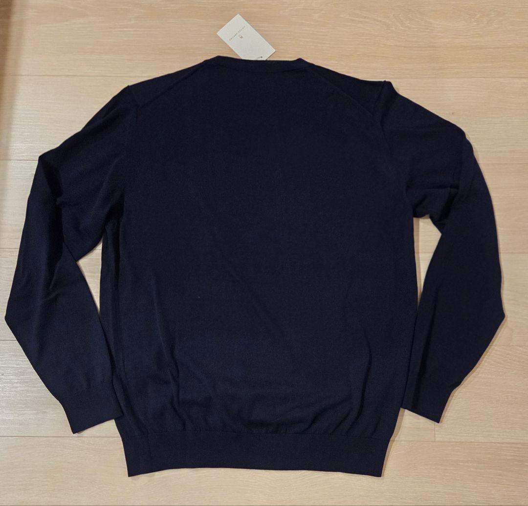 united arrows コットン ハイゲージ クルーネック ニット — image 3