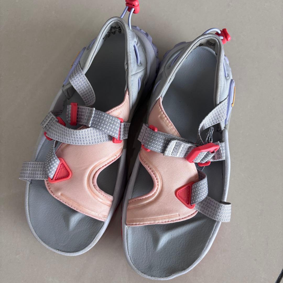 美品　NIKE オニオンタ サンダル ピンク グレー 24cm — image 2