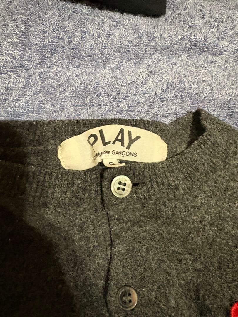 PLAY COMME des GARÇONS カーディガン グレー S — image 3