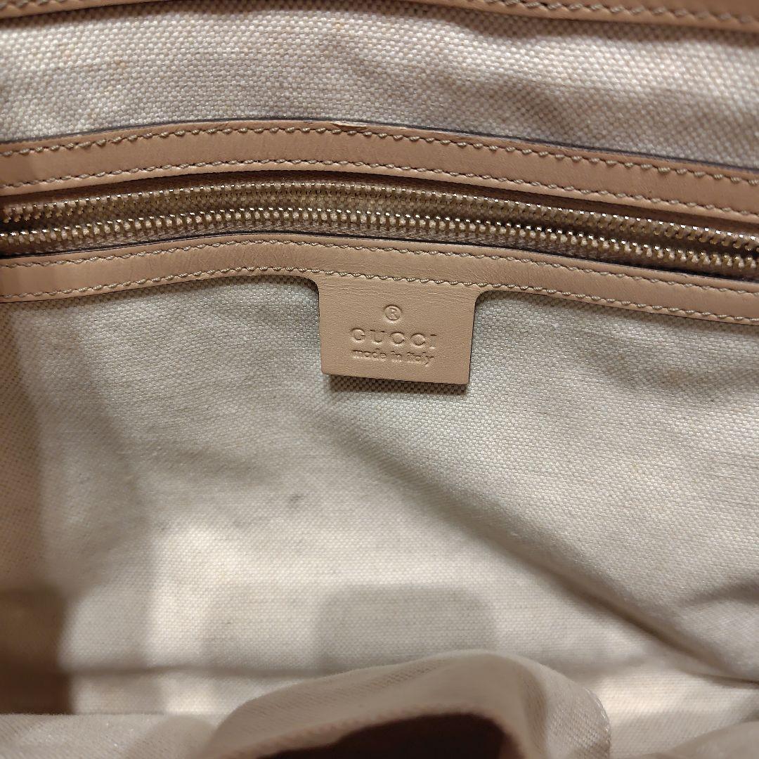 GUCCI グッチ ラブリー トートバッグ ハンドバッグ ピンク GG柄 ハート — image 5