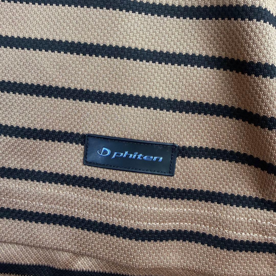 【新品タグ付き】phiten ファイテン 長袖Tシャツ ボーダー L — image 4