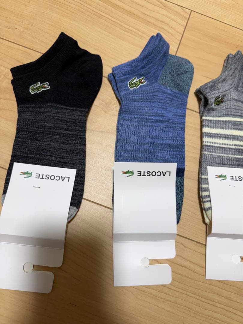 LACOSTE ラコステ アンクルソックス 4足セット 特価品 一着限リ — image 3