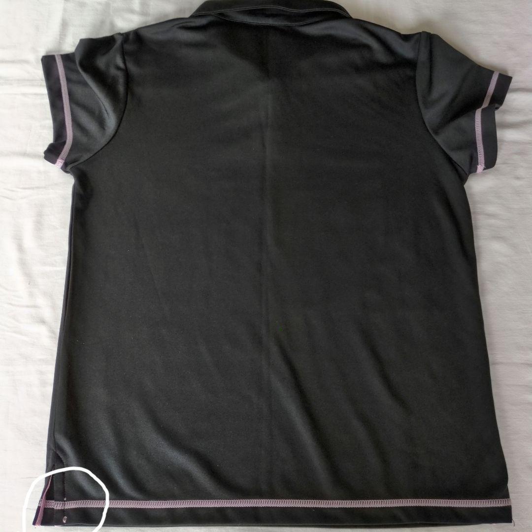 A.D.ONE ポロシャツ ブラック ピンク Mサイズ — image 4