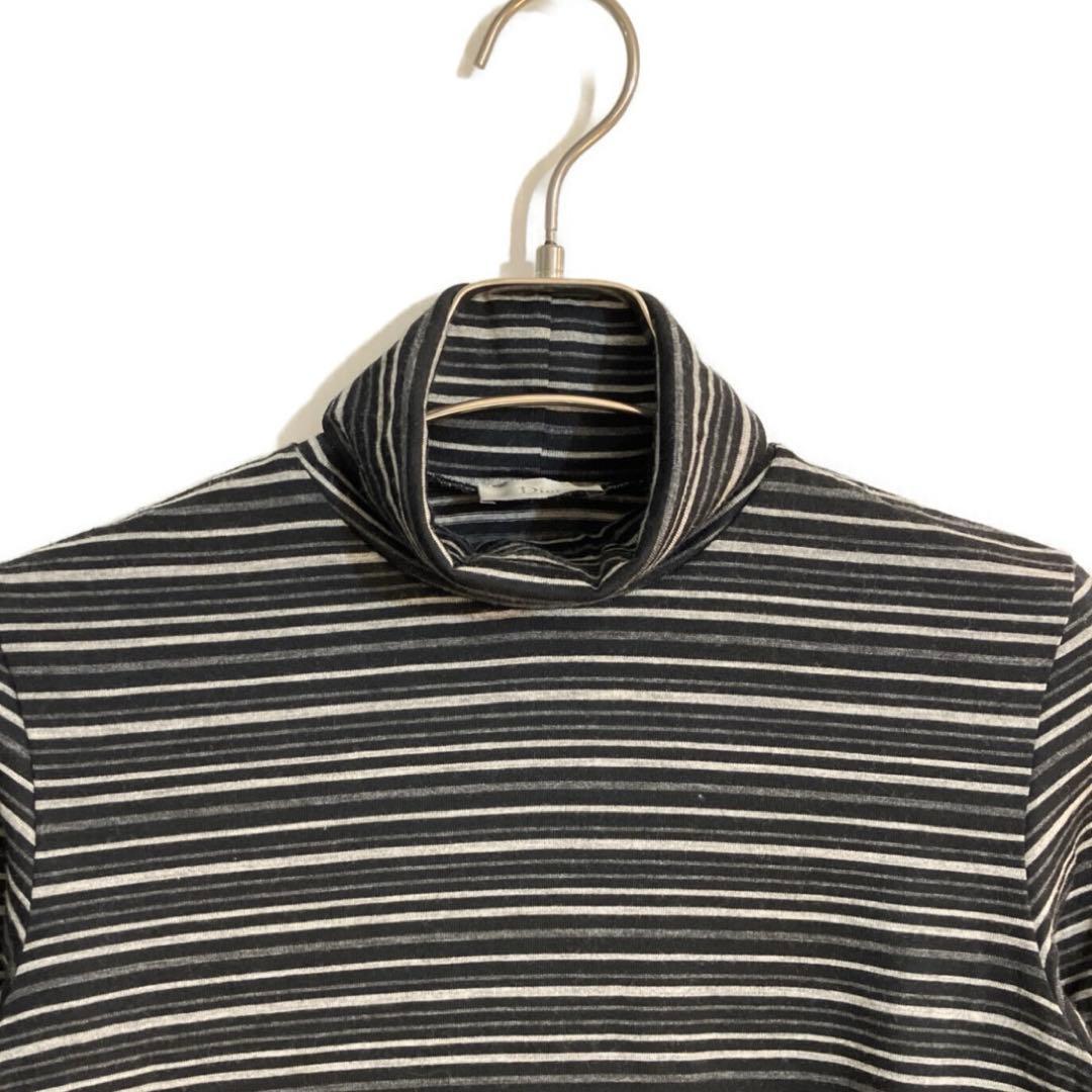 DIOR HOMME ボーダータートルネックニット — image 4