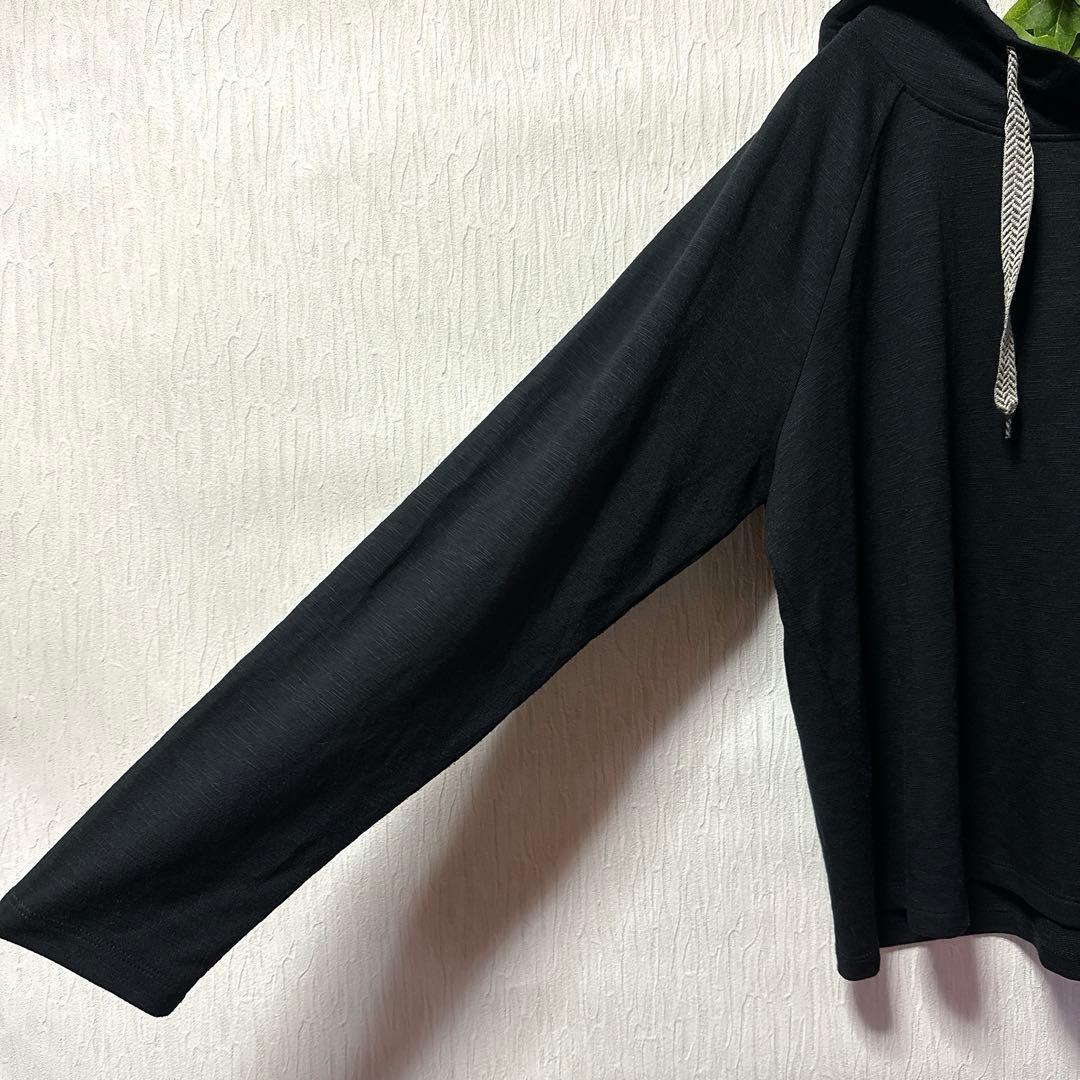 トライバル カナダブランド レーヨン混フーディー 黒 M/M パーカー — image 5