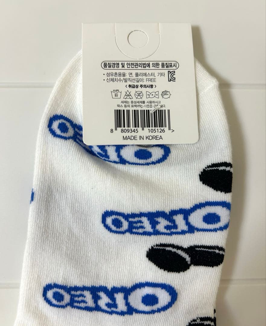 singgoba ロゴ入りソックス 靴下 オレオ — image 3