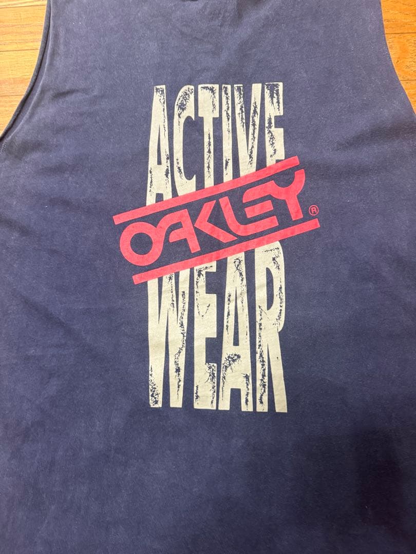 OAKLEY RACING タンクトップ ネイビー Mサイズ — image 2