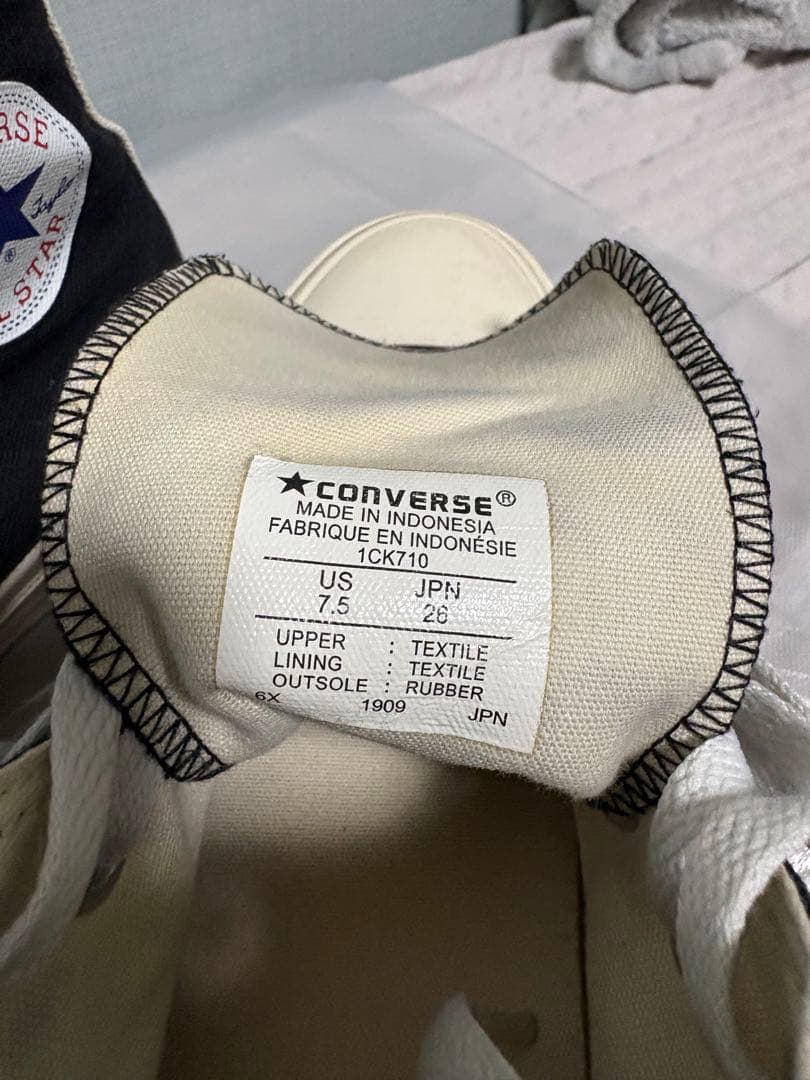 【箱付きCOMME des GARCONS PLAY Converse 26.0 — image 3