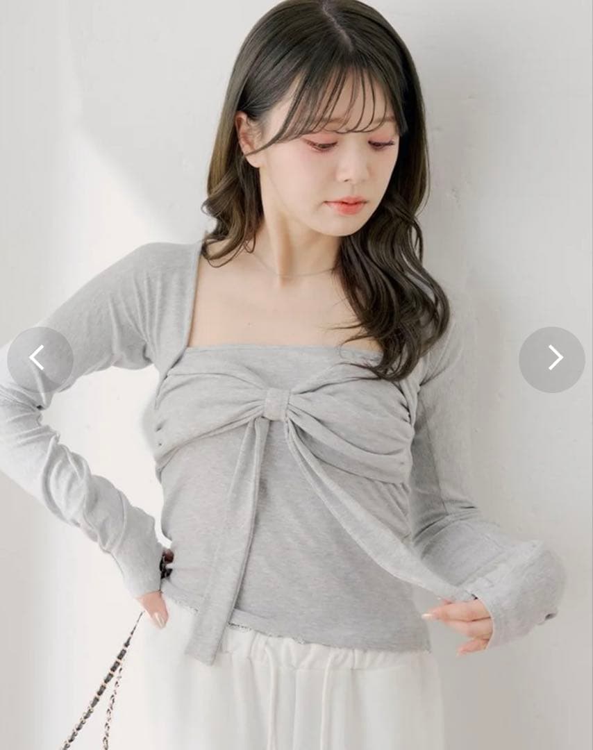 Chico ボレロ風リボントップス 【新品未使用】 — image 2