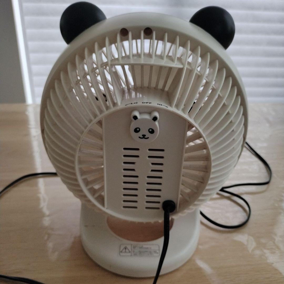 扇風機　卓上扇風機　パンダ — image 3