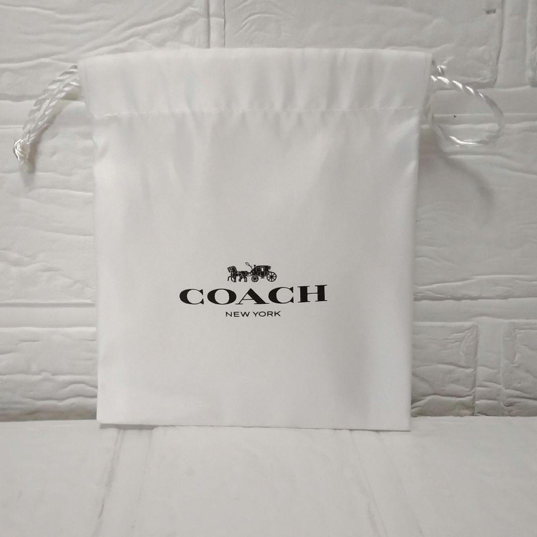 COACH　コーチ　ラッピング　馬車ロゴ　ジュエリー袋　USA正規　ケアカード付 — image 4