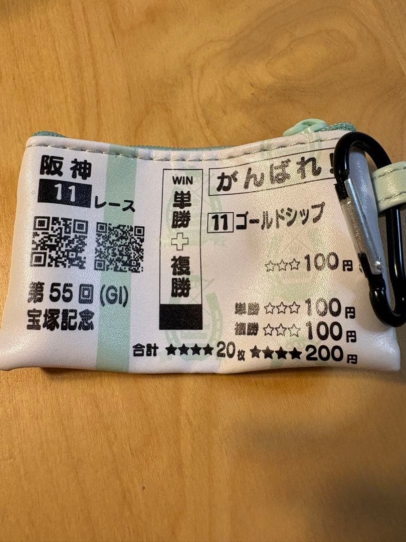 ゴールドシップ 宝塚記念 ポーチ カラビナ付き ガチャガチャ — image 2