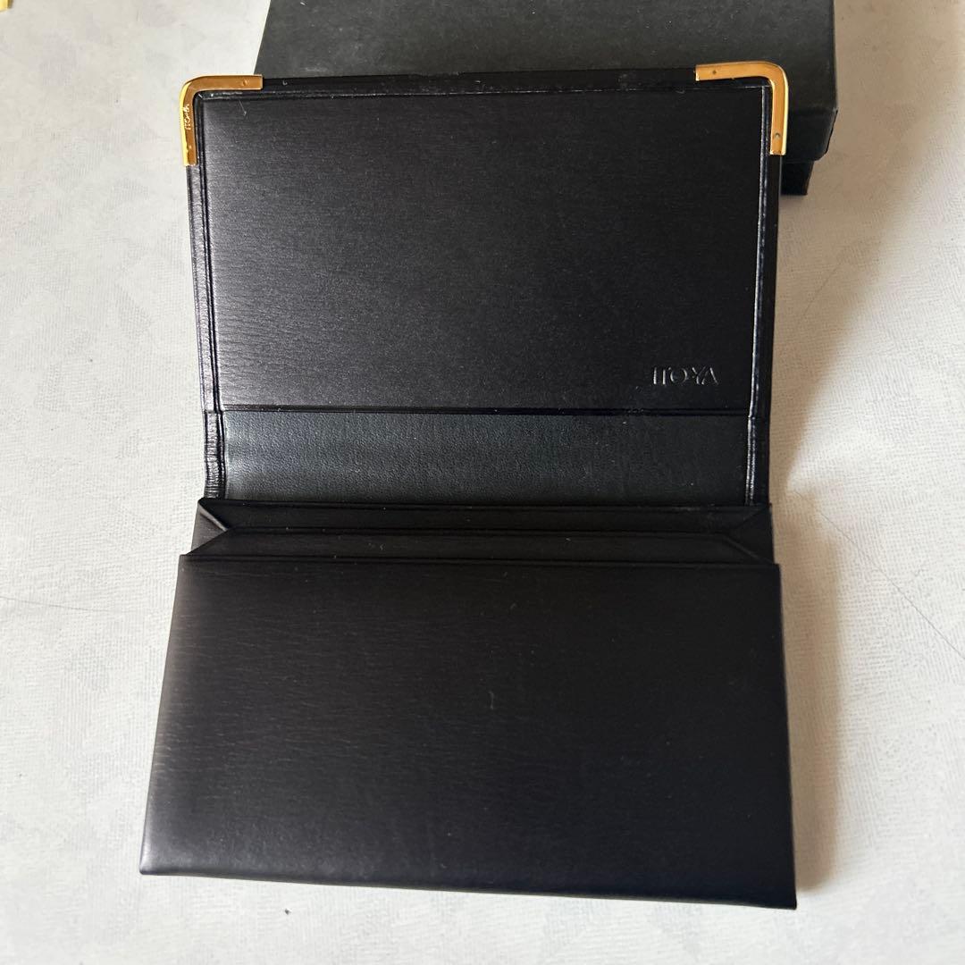 ITO-YA 風琴名刺入れ金具付 ID-HN-BC ブラック — image 3