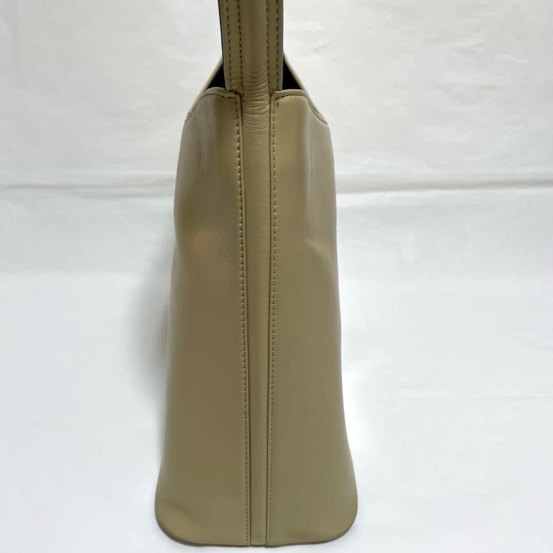 【４℃】牛革ハンドバッグ　ベージュ — image 4