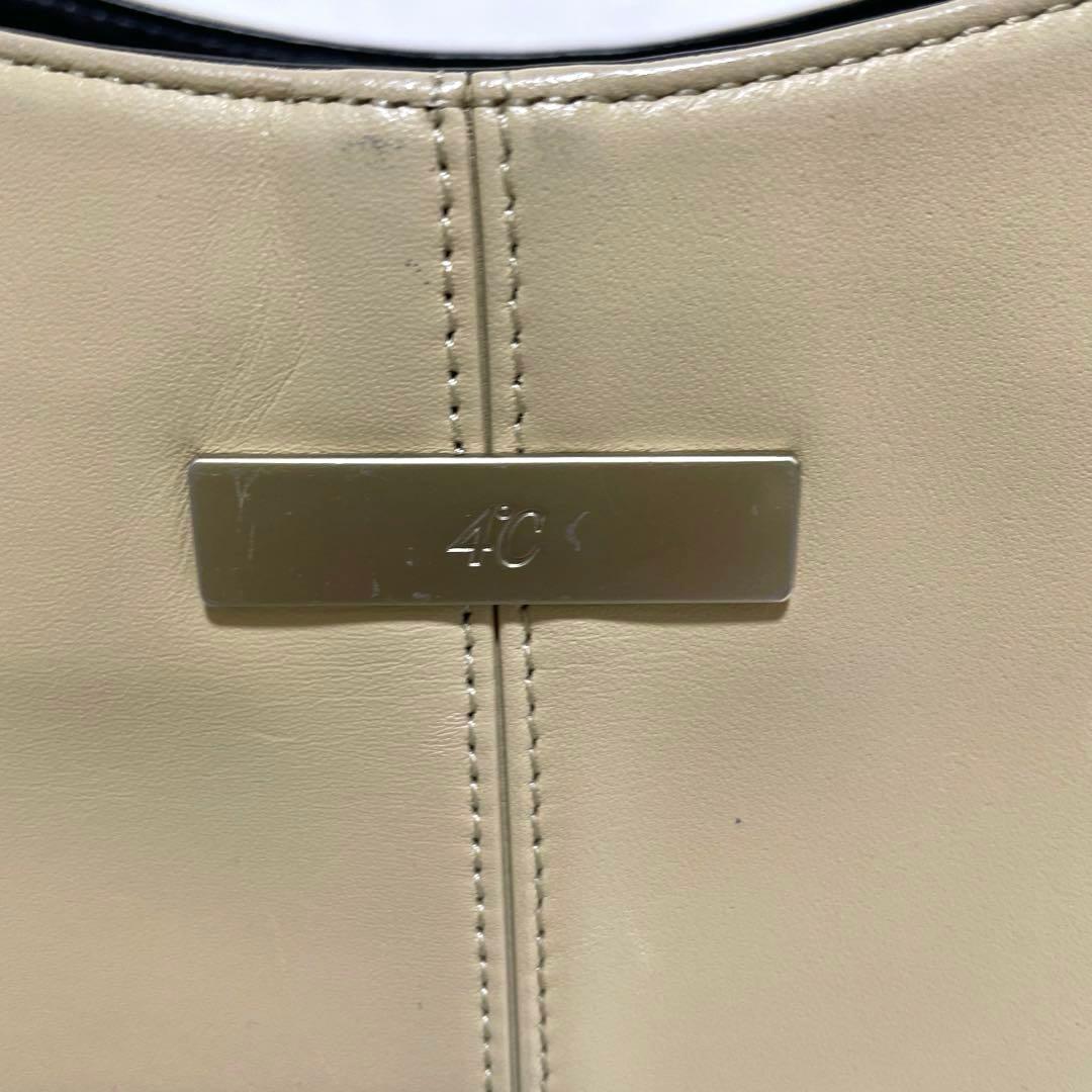【４℃】牛革ハンドバッグ　ベージュ — image 5