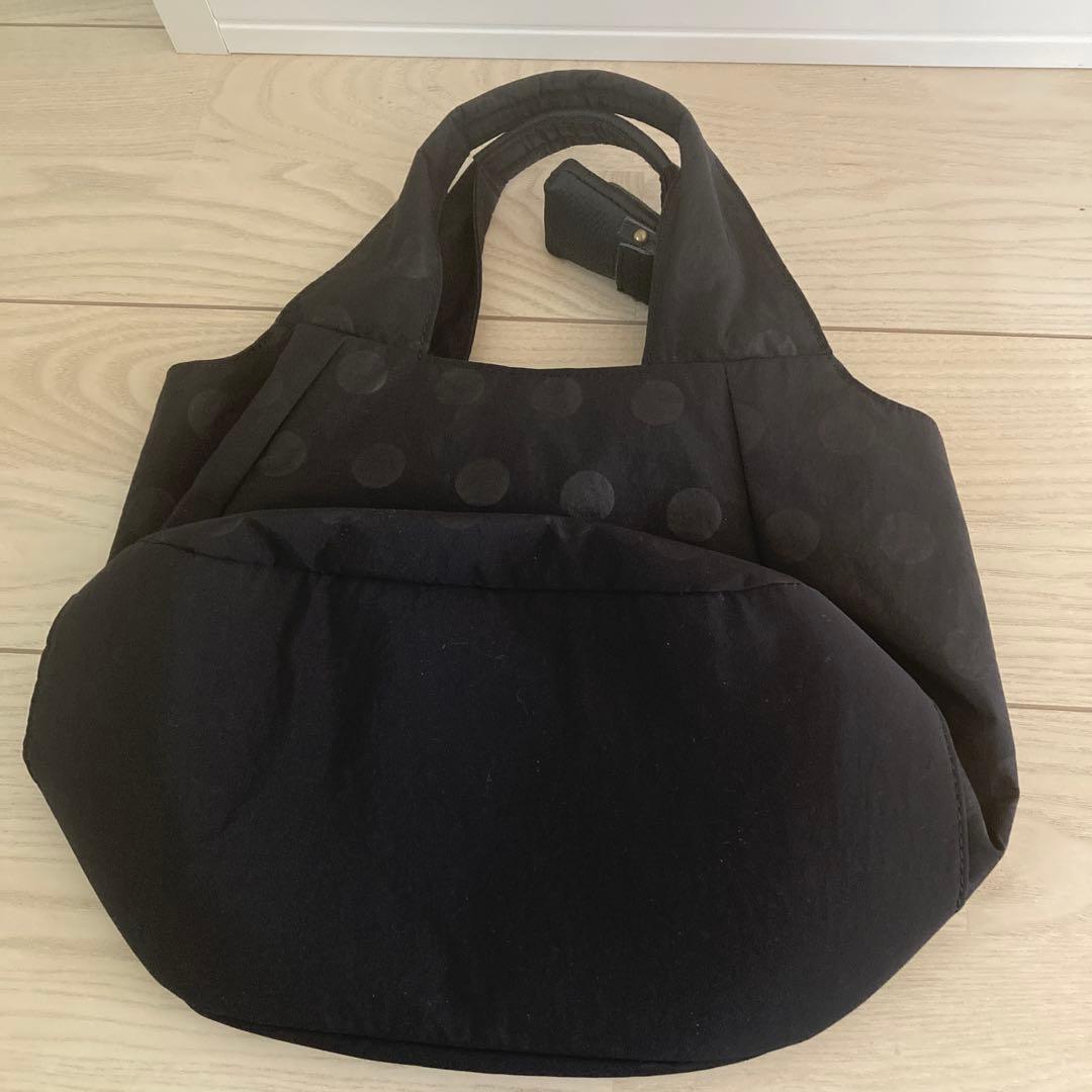 美品♡toleur トート　黒 ドット柄 ハンドバッグ — image 3