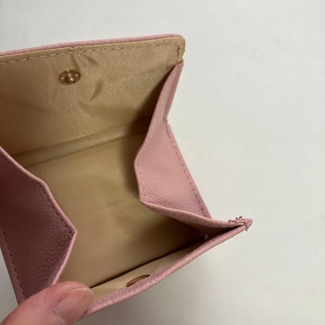 Hanrix ピンク 三つ折り財布 — image 3
