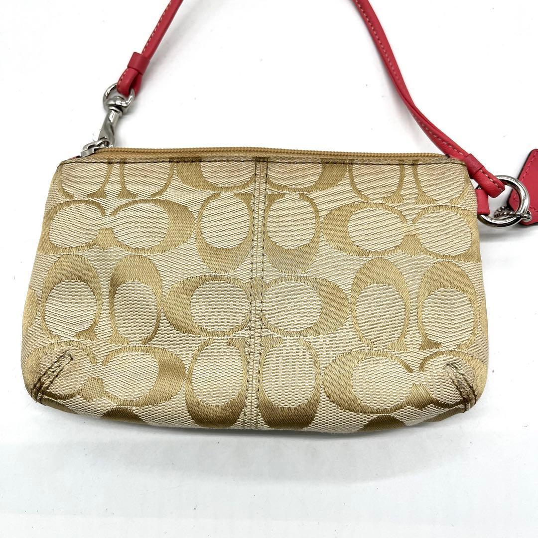 COACH Legacy Turnlock Wristlet Pink — image 4