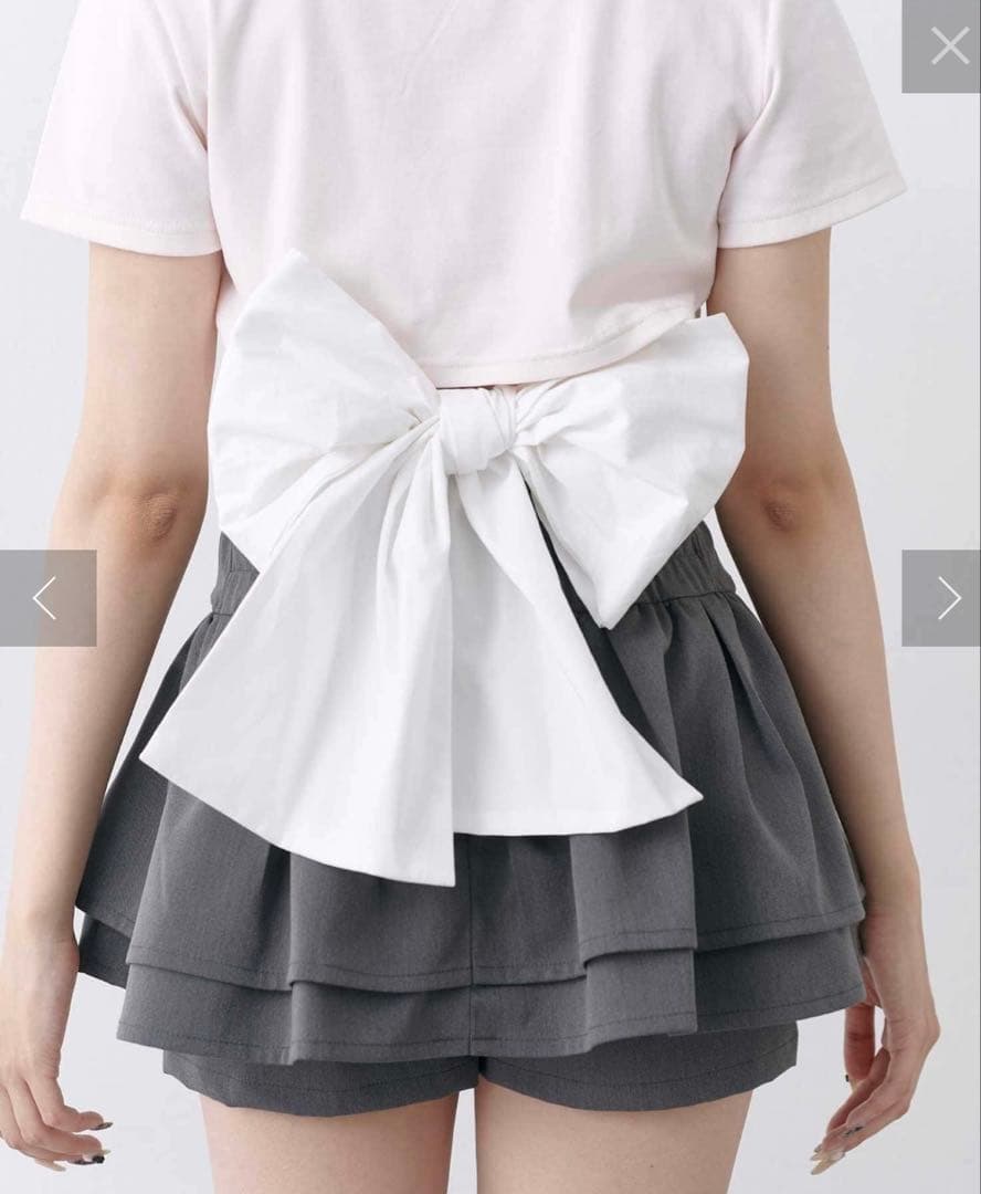 BelleCharmeBackRibbonGlitterLogoTee ホビ垢 — image 2