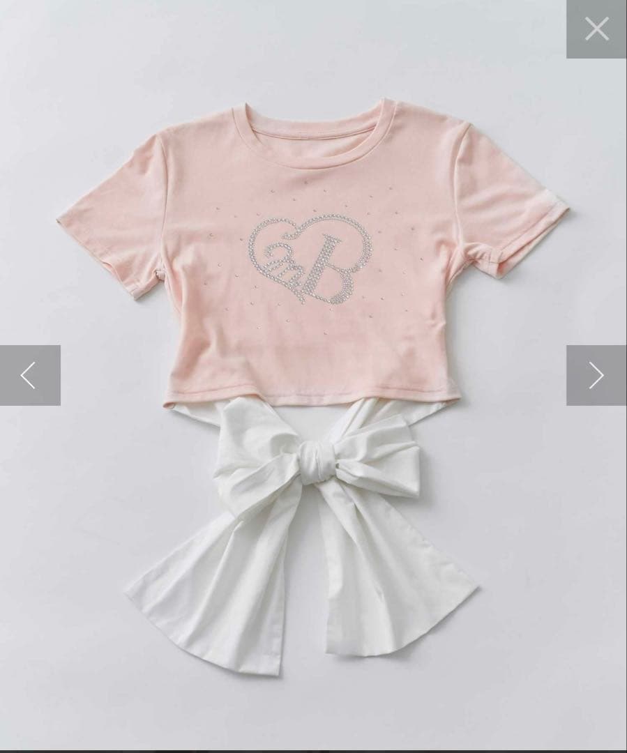 BelleCharmeBackRibbonGlitterLogoTee ホビ垢 — image 4