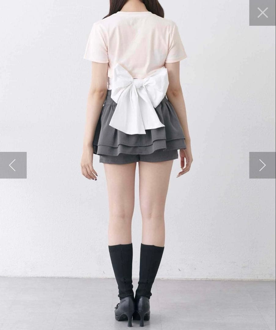 BelleCharmeBackRibbonGlitterLogoTee ホビ垢 — image 5