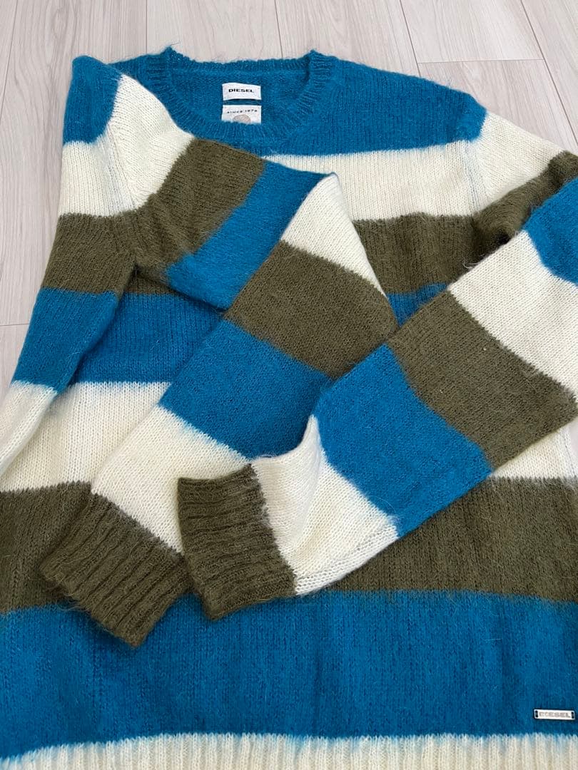 DIESEL ストライプニットセーター — image 4