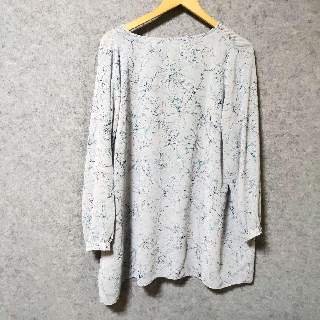 eur3花柄リラックスフィット長袖シャツ — image 2