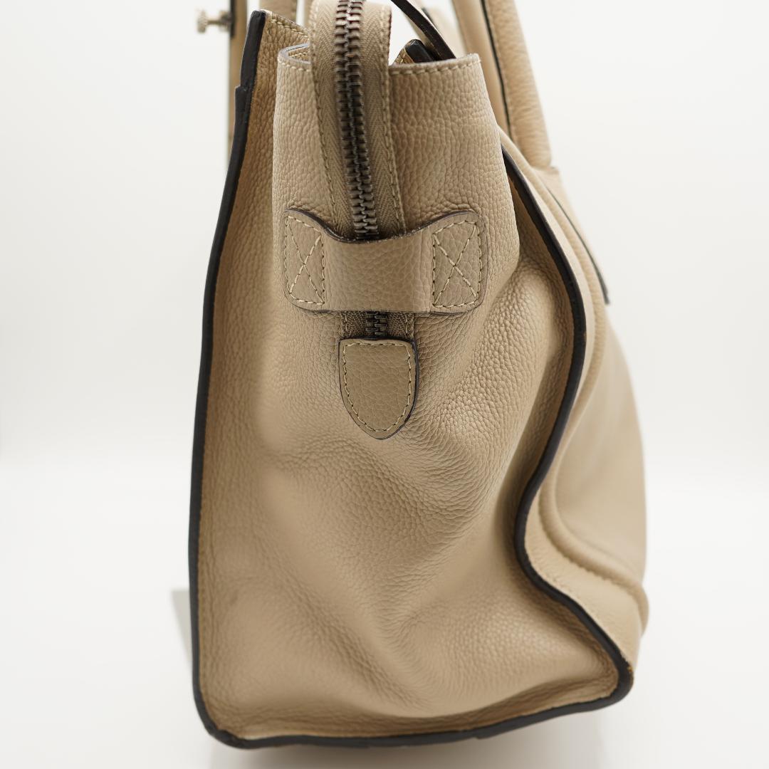 CELINE ラゲージミディアムショッパー レザー ベージュ 保存袋 バッグ — image 4