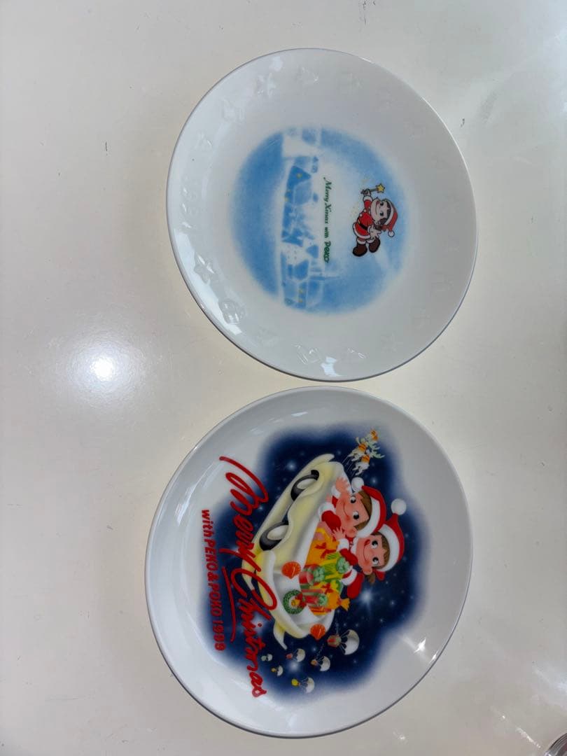 不二家 ペコちゃん クリスマス 食器セット — image 2