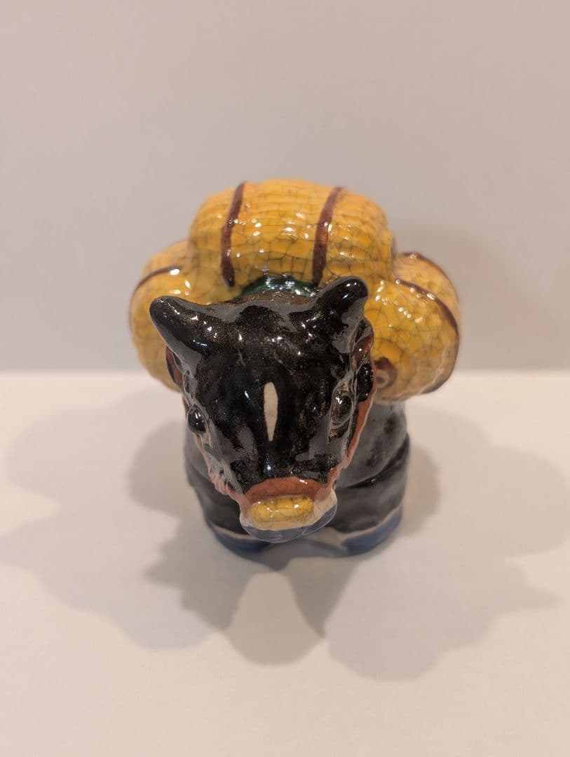 【値下げ‼️】牛の香合 陶器製 — image 2