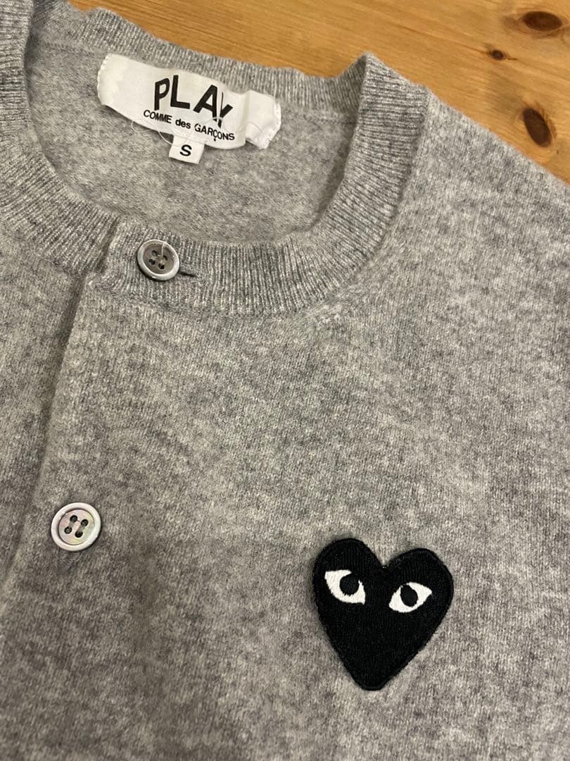 PLAY COMME des GARÇONS カーディガン グレー S — image 2