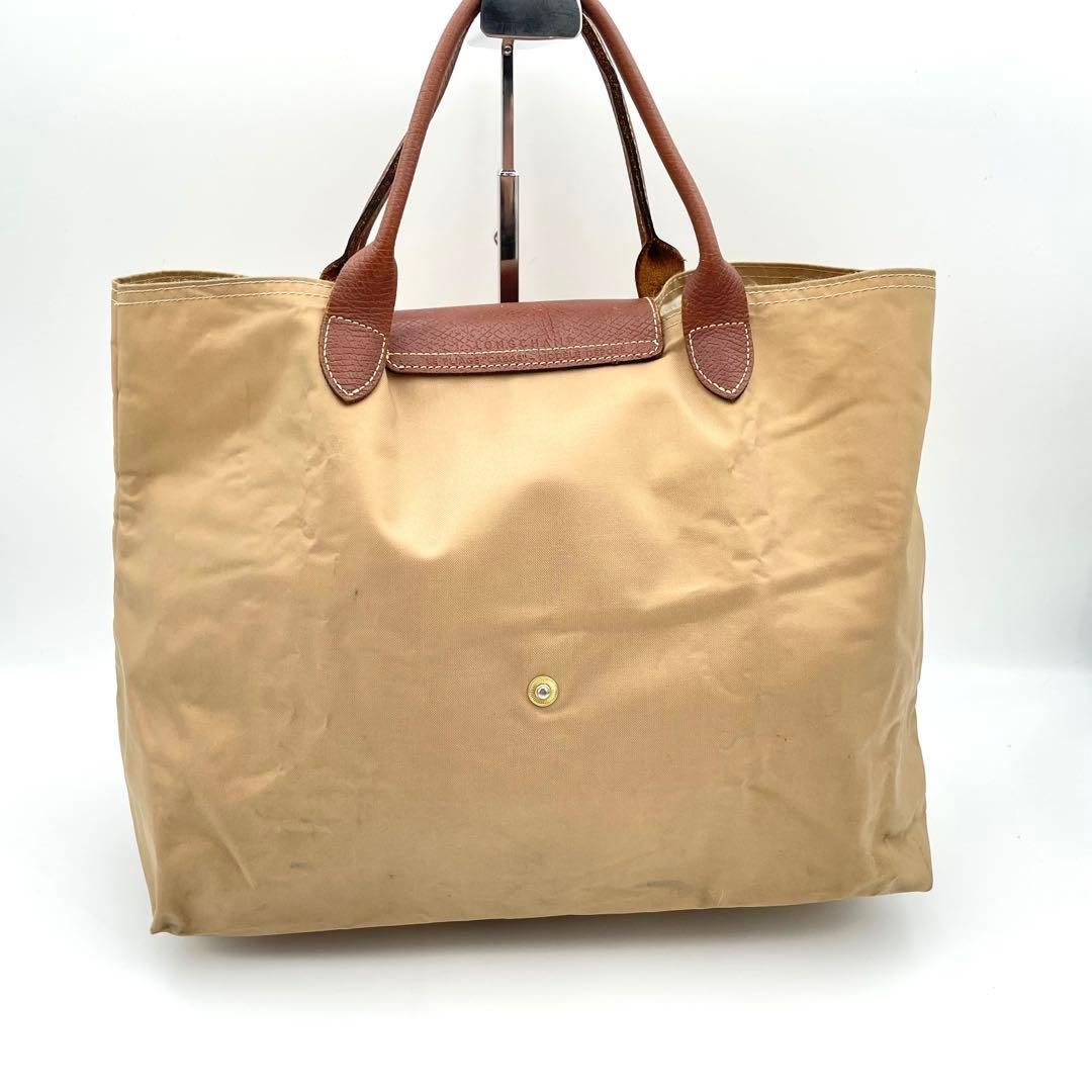 LONGCHAMP ロンシャン ルプリアージュ トートバッグ レザー ブラウン — image 3