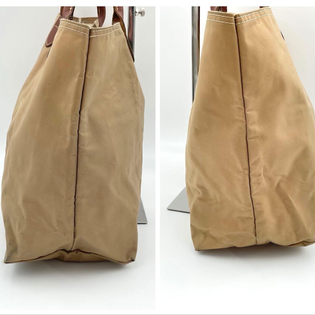 LONGCHAMP ロンシャン ルプリアージュ トートバッグ レザー ブラウン — image 5