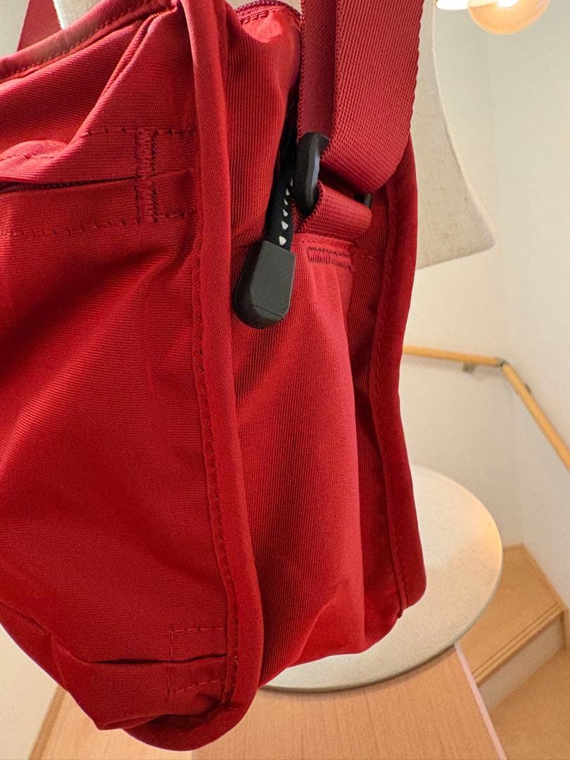 PROGRES 2ウェイ　ナイロンバッグ　軽量　赤　ショルダー　ハンド — image 4