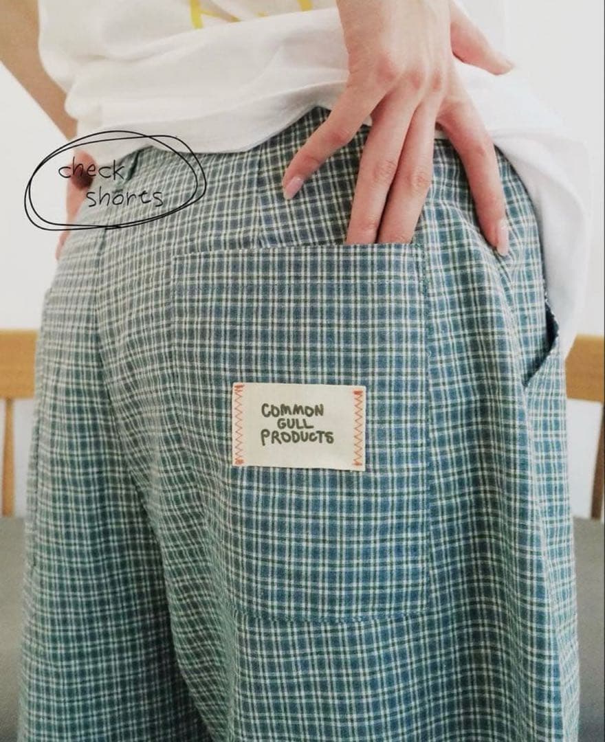 Common Gull Products チェック柄ショートパンツ — image 3
