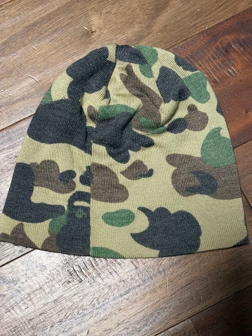 A BATHING APE エイプ 迷彩 シングルビーニー NIGO期 — image 2