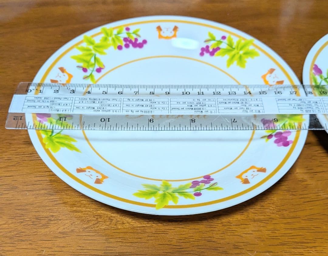 あらいぐまラスカル 食器皿2枚セット（ラスカルロゴ）直径18cm — image 4
