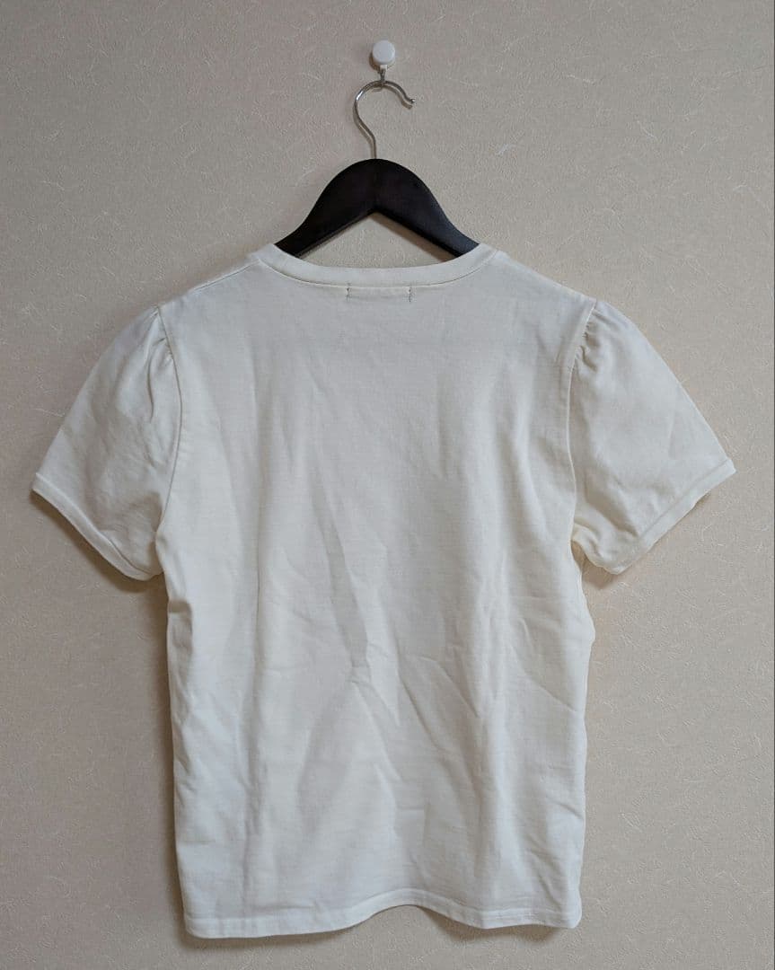 MARY QUANT マリークワント　半袖ロゴTシャツ　パフスリーブ　サイズ38 — image 2