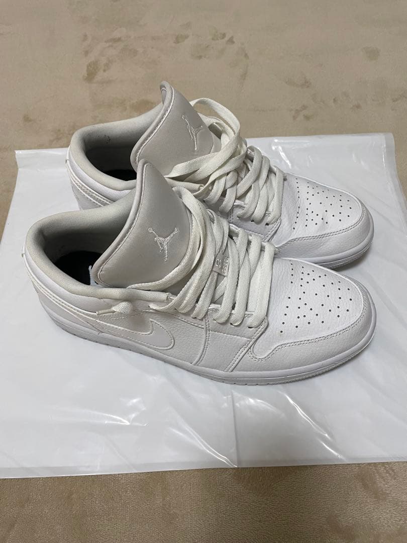 ★ナイキ エアジョーダン1ローホワイト26.5cm AJ1 553558-112 — image 2